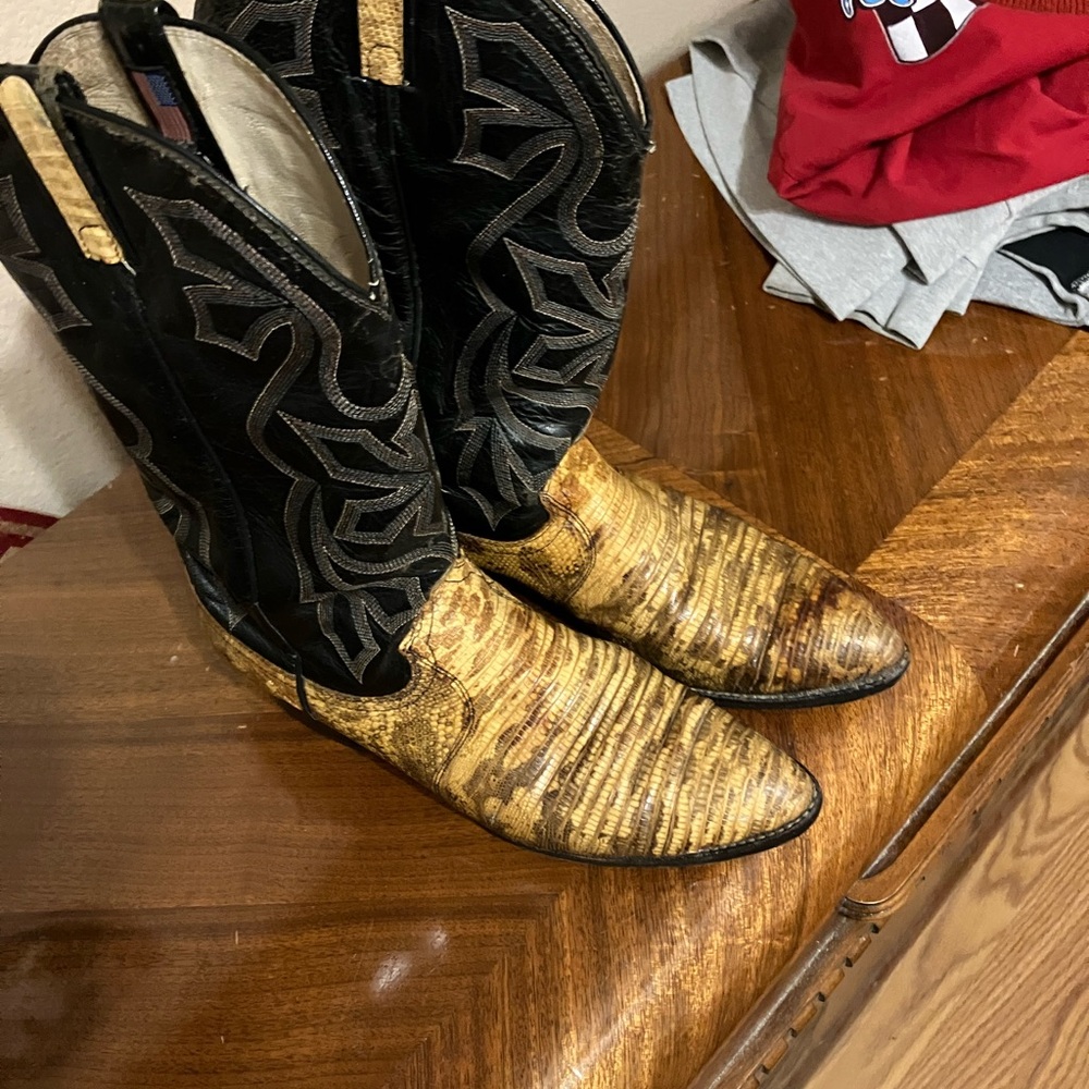 Dan Post Teju cowboy boots 9